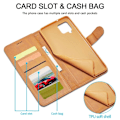 Pikkukuva 5 / 6: LC.IMEEKE Samsung Galaxy A42 5G flip case - Ruskea Brown