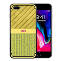 Miniatyrbillede 1 af 2: NXE iPhone 7 Plus / 8 Plus TPU etui med træ- og jeansstruktur - Grøn Green