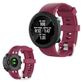 Miniatyrbillede 1 af 2: Garmin Swim 2 / Forerunner 45 / 45S holdbar silikone Urrem - Vinrød Red