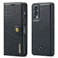 Miniatyrbillede 1 af 2: DG.Ming OnePlus Nord 2 5G 2-in-1 Pung Etui - Sort Black