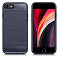 Miniatyrbild 1 av 2: Carbon Flex iPhone SE 2020 skal - Blå Blå