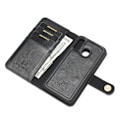 Pikkukuva 2 / 2: DG.MING Samsung Galaxy A40 2-in-1 Wallet kotelot - Musta Black