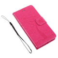 Miniatyrbillede 2 af 2: Samsung Galaxy J3 (2017)  Smuk læder etui med tryk - Rosa Pink