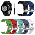 Miniatyrbillede 2 af 2: Garmin Forerunner 610 silikoneurrem - sort Black