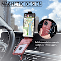 Pikkukuva 2 / 2: Vertical Flip Phone Suojakotelo With Zipper For Xiaomi Redmi 10C - Punainen Red