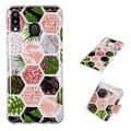 Pikkukuva 1 / 2: Marble Samsung Galaxy M20 kuoret - Multi-Heksagon Kuvio Multicolor