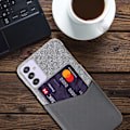 Miniatyrbild 2 av 2: Bofink Samsung Galaxy Quantum 2 / A82 5G Card Skal - Grå Silvergrå