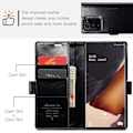 Pikkukuva 2 / 6: CaseMe Samsung Galaxy Note 20 Ultra 5G / 4g Smooth Suojakotelo - Musta Black