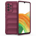 Miniatyrbild 1 av 2: Mjukt greppformat Samsung Galaxy A33 5G skal - Röd Röd