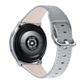 Miniatyrbillede 1 af 2: Garmin Vivoactive 4 elegant urrem i okselæder - Grå Silver grey