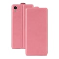 Miniatyrbillede 1 af 2: Sony Xperia XA1 smart og beskyttende læder-etui - Lyserød Pink