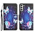 Pikkukuva 1 / 2: Wonderland Samsung Galaxy S22 Plus Läppäkotelo - Perhonen Blue
