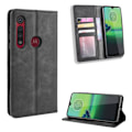 Miniatyrbillede 1 af 2: Bofink Vintage Motorola Moto G8 etui – Sort Black