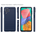 Miniatyrbillede 2 af 2: Carbon Flex Samsung Galaxy M33 5G cover - Blå Blue
