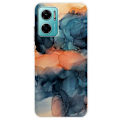 Miniatyrbillede 1 af 2: Marble design Xiaomi Redmi Note 11E cover - Orange Mellem De Blå Nuancer Multicolor