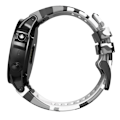 Miniatyrbild 4 av 4: 26 mm kamouflagemönstrat klockarmband i silikon för Garmin-klocka - Kamouflage Vit Vit