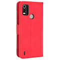 Pikkukuva 2 / 2: Nokia C21 Plus moderni nahkainen lompakkokotelo - Punainen Red
