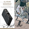 Miniatyrbillede 2 af 2: CaseMe Samsung Galaxy A71 etui med lynlås og pung - Sort Black