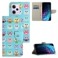 Pikkukuva 2 / 6: Wonderland Xiaomi Poco X5 / Redmi Note 12 Läppäkotelo - Owls Multicolor