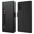 Pikkukuva 1 / 2: Phone Suojakotelo With Make-up Mirror And Slick Design For Sony Xperia 10 III Lite / 10 Iii - Musta Black