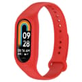 Xiaomi Smart Band 8 silikonrem med integrert deksel - Rød Red