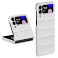 Miniatyrbillede 1 af 2: Blødt grebsformet cover til Samsung Galaxy Z Flip3 5G - Hvid White