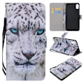 Miniatyrbillede 1 af 2: iPhone Xs Max mønstret magnetisk læder flip cover - Leopard Face Multicolor
