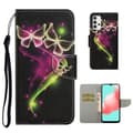 Pikkukuva 1 / 2: Wonderland Samsung Galaxy A32 5G flip kuoret - Kimalteleva Perhonen Multicolor