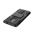 Miniatyrbild 2 av 2: OnePlus 6T 2-i-1 hybridfodral med däckmönster - Svart Svart