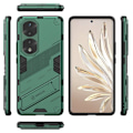 Miniatyrbillede 2 af 2: Stødsikker Hybrid Cover med A Moderne Touch til Honor 70 Pro - Grøn Green
