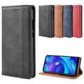 Miniatyrbilde 2 av 2: Bofink Vintage Xiaomi redmi Note 7 / Note 7 Pro / Note 7S læretui - Svart Black