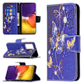 Pikkukuva 2 / 2: Wonderland Samsung Galaxy A82 5G Läppäkotelo - Butterflies Pattern Purple