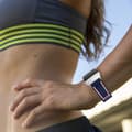 Miniatyrbillede 2 af 2: Fitbit Ionic bi-farvet silikone rem - Mørkeblå/lyserød Multicolor