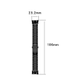 Miniatyrbillede 2 af 2: Garmin Forerunner 35 rustfrit stål rem - sort Black