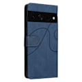 Pikkukuva 2 / 2: Teksturoitu nahkakotelo hihnalla Google Pixel 7 Pro - Sininen Blue