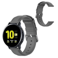 Miniatyrbild 1 av 2: 20mm Universal cool and simple genuine leather watch strap - Grey Silvergrå