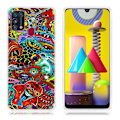 Pikkukuva 1 / 2: Deco Samsung Galaxy M31 kuoret - Värikäs kala Multicolor