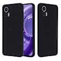 Miniatyrbillede 2 af 2: Matte Liquid silikone cover til Motorola Edge 30 Neo - Sort Black