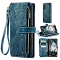 Miniatyrbillede 1 af 2: CaseMe Samsung Galaxy S22 Plus etui med lynlås og pung - Blå Blue