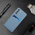 Miniatyrbillede 2 af 2: Kortholder cover til Samsung Galaxy S21 FE - Blå Blue
