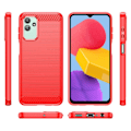 Pikkukuva 2 / 2: Carbon Flex Suojakotelo Samsung Galaxy M13 5g - Punainen Red