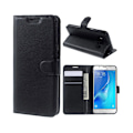Miniatyrbillede 1 af 2: Mankell læder-etui med litchi overflade til Samsung Galaxy J5 (2016) - Sort Black