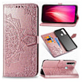 Miniatyrbild 1 av 2: Mandala läder Xiaomi Redmi Note 8T fodral - Rosa Rosa