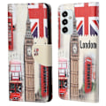 Pikkukuva 1 / 2: Wonderland Samsung Galaxy M23 flip kuoret - Lontoo Big Ben Multicolor