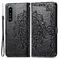 Miniatyrbillede 1 af 6: Mandala Sony Xperia 5 IV Flip Etui - Sort Black