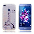 Miniatyrbillede 1 af 2: Honor 8 Lite beskyttende silikonecover - Eiffeltårnet Multicolor