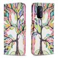 Miniatyrbillede 1 af 2: Wonderland Oppo A54 5G / A74 5g / A93 5g Flip Etui - Life Træ Multicolor