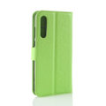Miniatyrbillede 2 af 2: Huawei P20 Pro litchi tekstur PU læder flip etui - Grøn Green