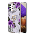 Miniatyrbild 1 av 2: Marmormotiv Samsung Galaxy M32 5G / Samsung Galaxy A32 5G skal - Lila Blommor Lila