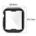 Pikkukuva 2 / 2: Apple Watch (41mm) tyylikäs TPU-suojus - Punainen Red